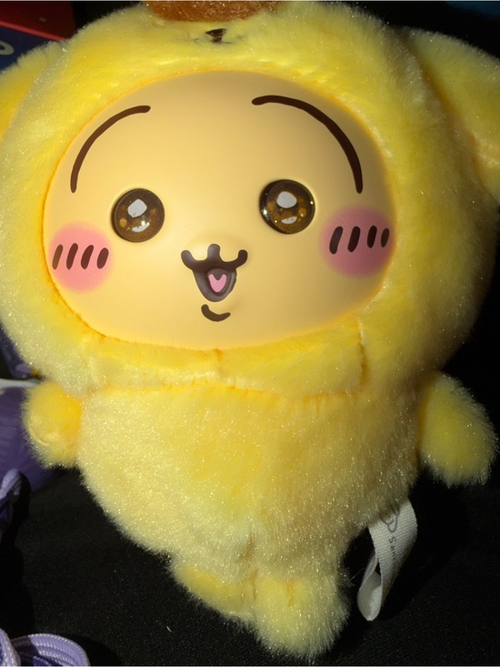 Sanrio Accessories - NEW Chiikawa × Sanrio Plush Keychain Kiramekko Usagi × Pom Pom Purin Japan F/S